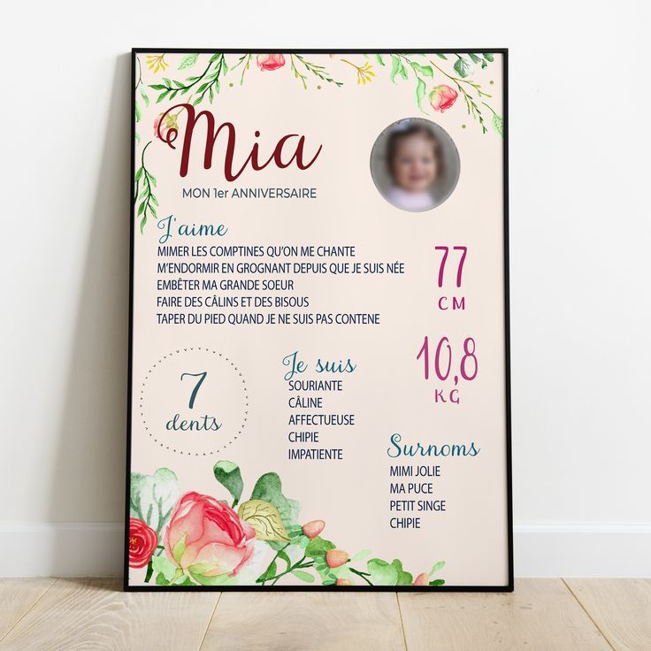 Affiche personnalisé