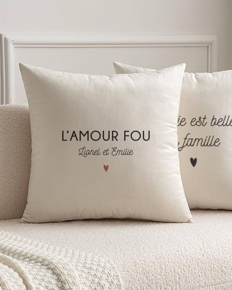 Coussin personnalisé